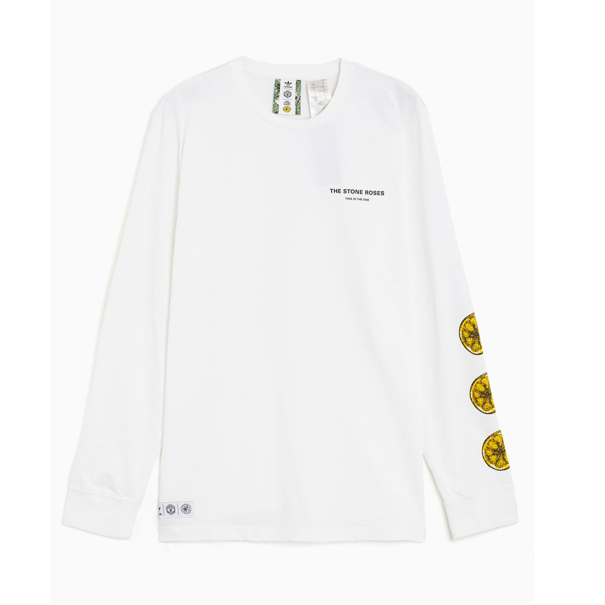 adidas Men's Manchester United x Stone Roses Original Long Sleeve T-Shirt Mens Apparel Shirts & Tops