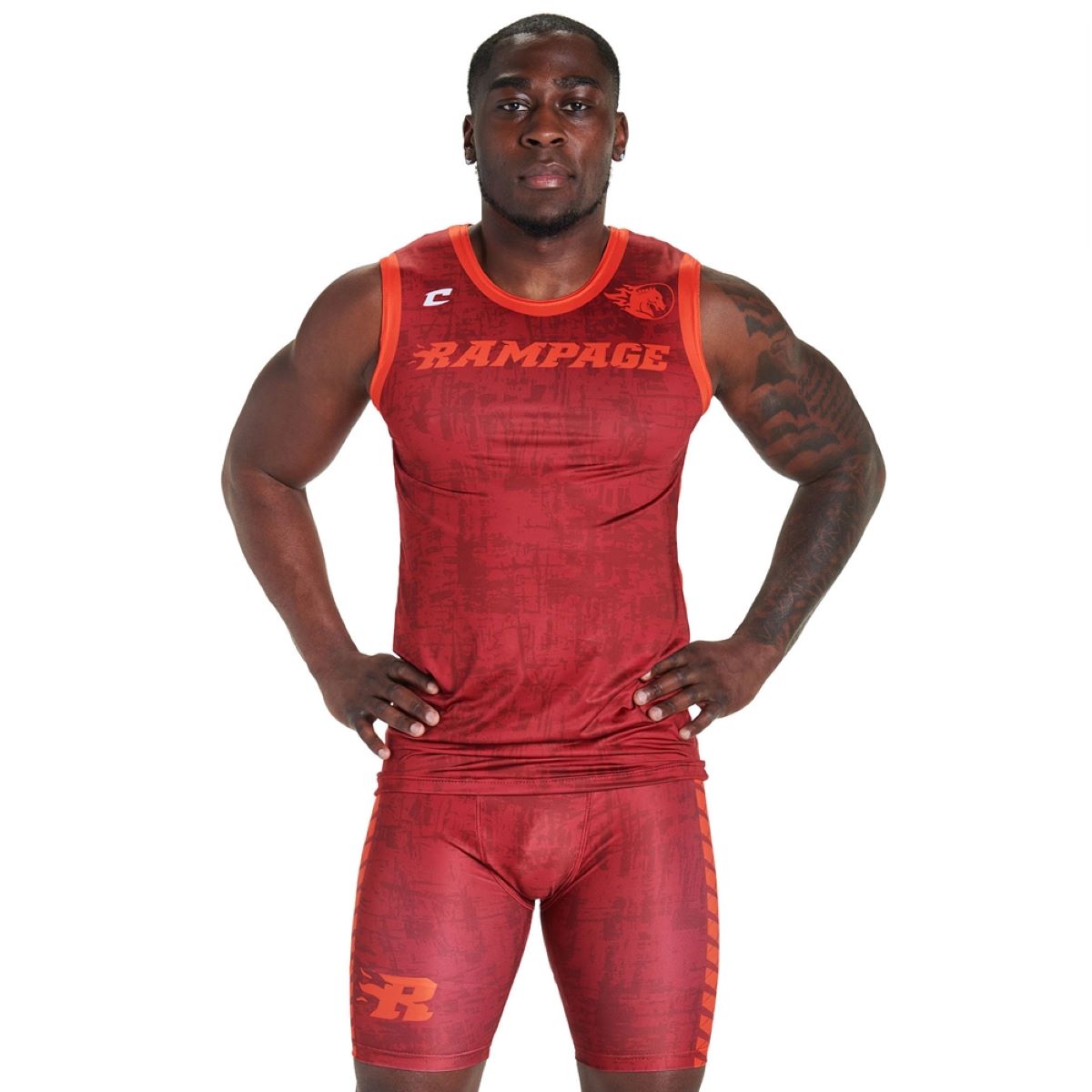 Custom Track Fitted Singlet Team Track Uniform