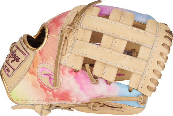 RAWLINGS HEART OF THE HIDE SERIES SIERRA ROMERO GAMEDAY PATTERN 12-INCH SOFTBALL GLOVE Softball Gloves All