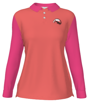 Champro Juice Women's Long Sleeve Polo Team All Sport Shirts & Tops
