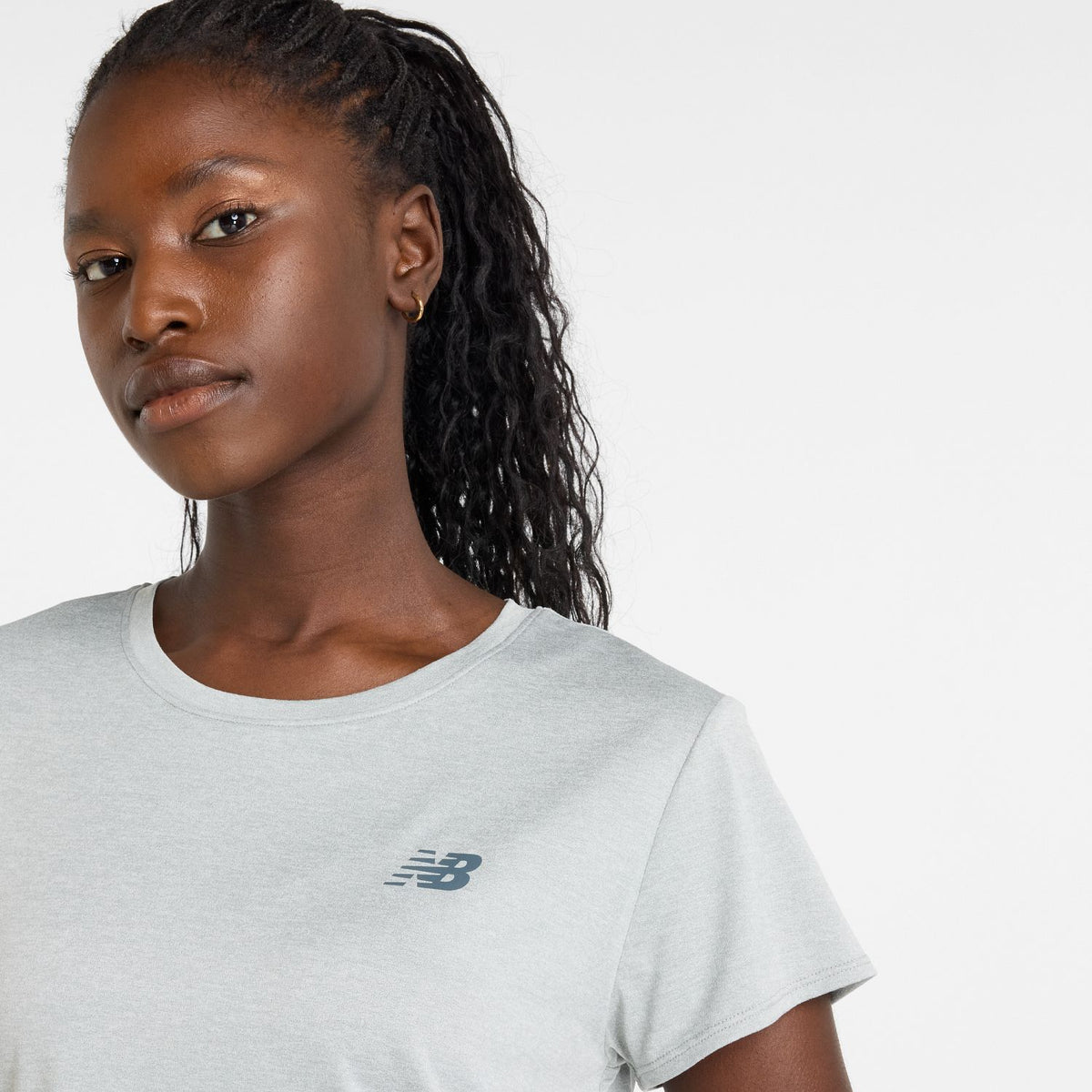 New Balance Women's Sport Core Heather T-Shirt Womens Apparel Shirts & Tops