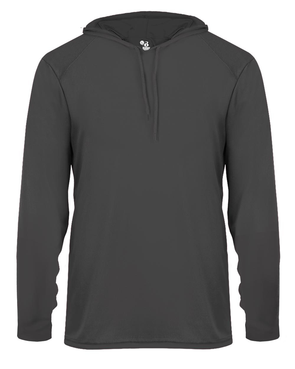 Badger 4150 Men's B-Core Long-Sleeve Hooded Tee Mens Apparel Shirts & Tops