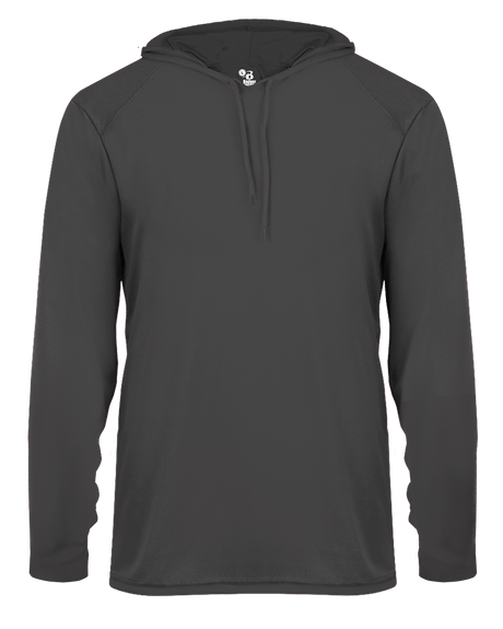 Badger 4150 Men's B-Core Long-Sleeve Hooded Tee Mens Apparel Shirts & Tops