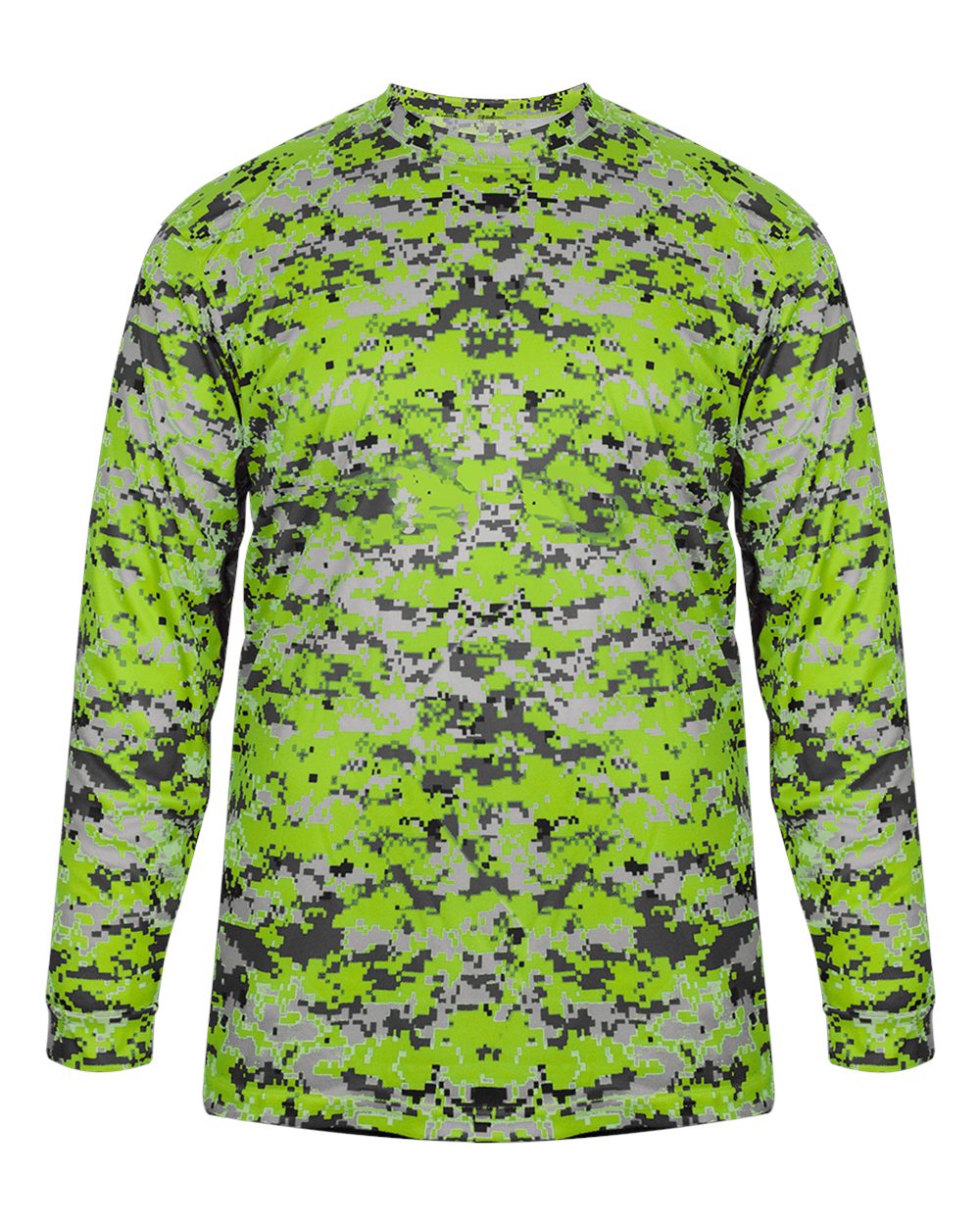 Badger 4184 Men's Digital Long-Sleeve Tee Mens Apparel Shirts & Tops