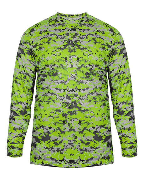 Badger 4184 Men's Digital Long-Sleeve Tee Mens Apparel Shirts & Tops