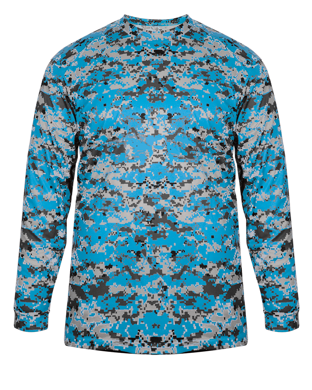 Badger 4184 Men's Digital Long-Sleeve Tee Mens Apparel Shirts & Tops