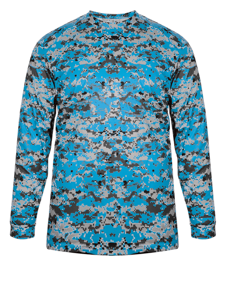 Badger 4184 Men's Digital Long-Sleeve Tee Mens Apparel Shirts & Tops