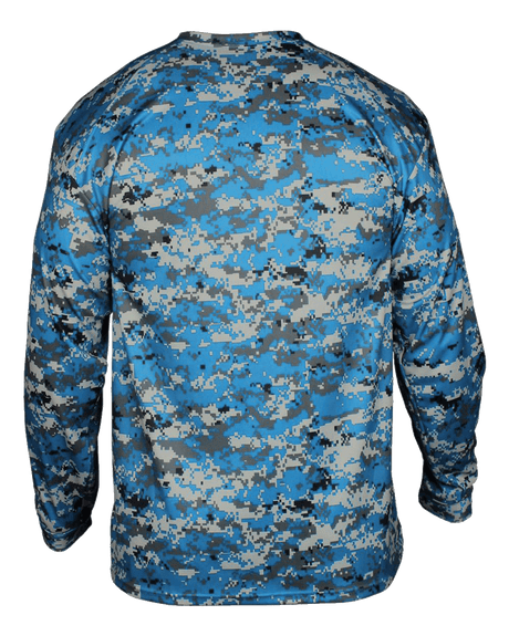 Badger 4184 Men's Digital Long-Sleeve Tee Mens Apparel Shirts & Tops