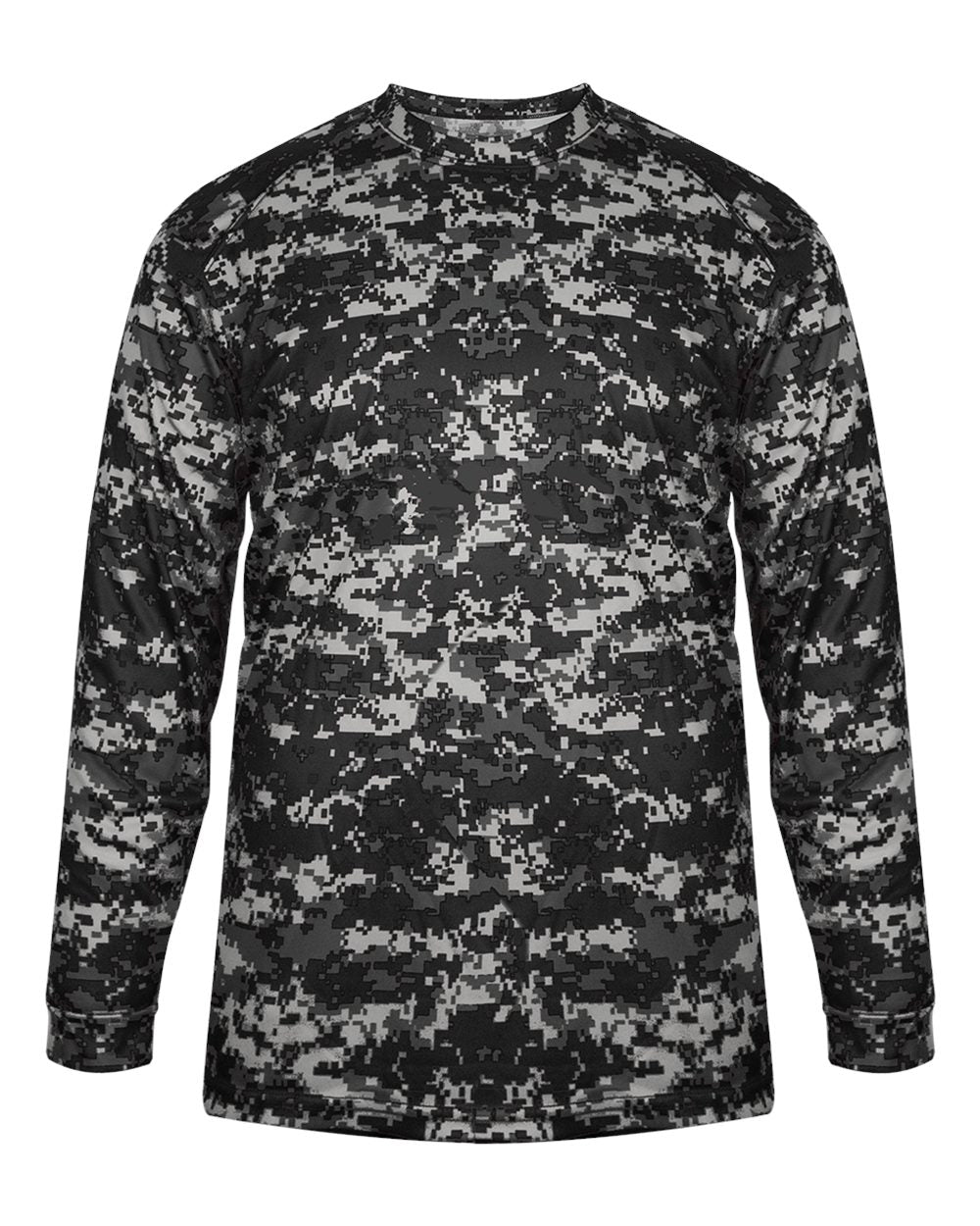 Badger 4184 Men's Digital Long-Sleeve Tee Mens Apparel Shirts & Tops