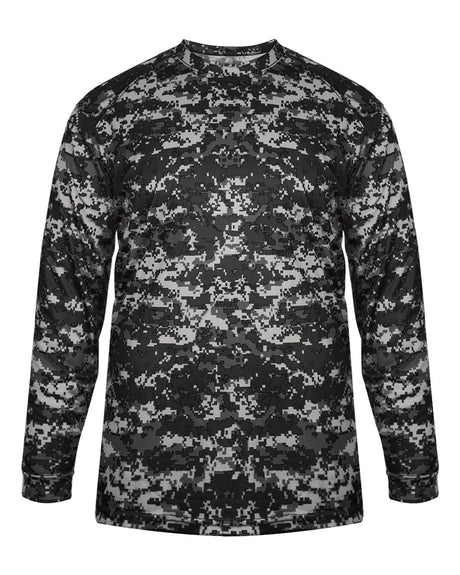 Badger 4184 Men's Digital Long-Sleeve Tee Mens Apparel Shirts & Tops