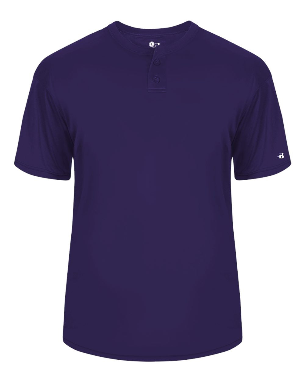 Badger Men's B-Core Placket Baseball Jersey Baseball Jerseys Adult