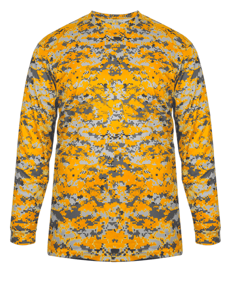 Badger 4184 Men's Digital Long-Sleeve Tee Mens Apparel Shirts & Tops