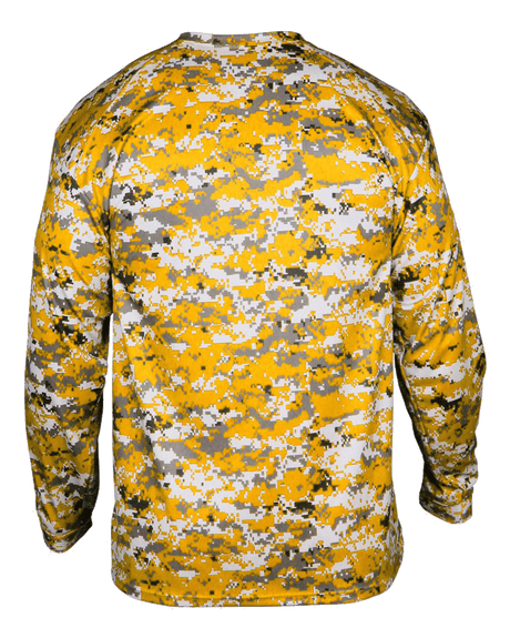 Badger 4184 Men's Digital Long-Sleeve Tee Mens Apparel Shirts & Tops