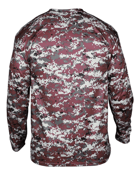 Badger 4184 Men's Digital Long-Sleeve Tee Mens Apparel Shirts & Tops