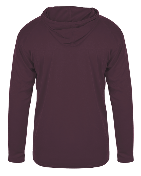 Badger 4150 Men's B-Core Long-Sleeve Hooded Tee Mens Apparel Shirts & Tops