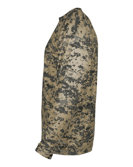 Badger 4184 Men's Digital Long-Sleeve Tee Mens Apparel Shirts & Tops