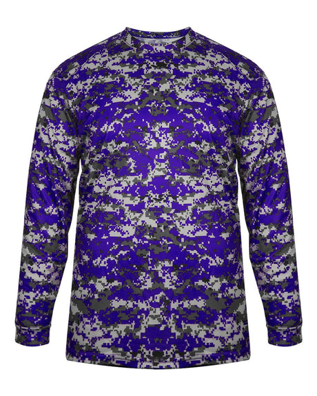 Badger 4184 Men's Digital Long-Sleeve Tee Mens Apparel Shirts & Tops