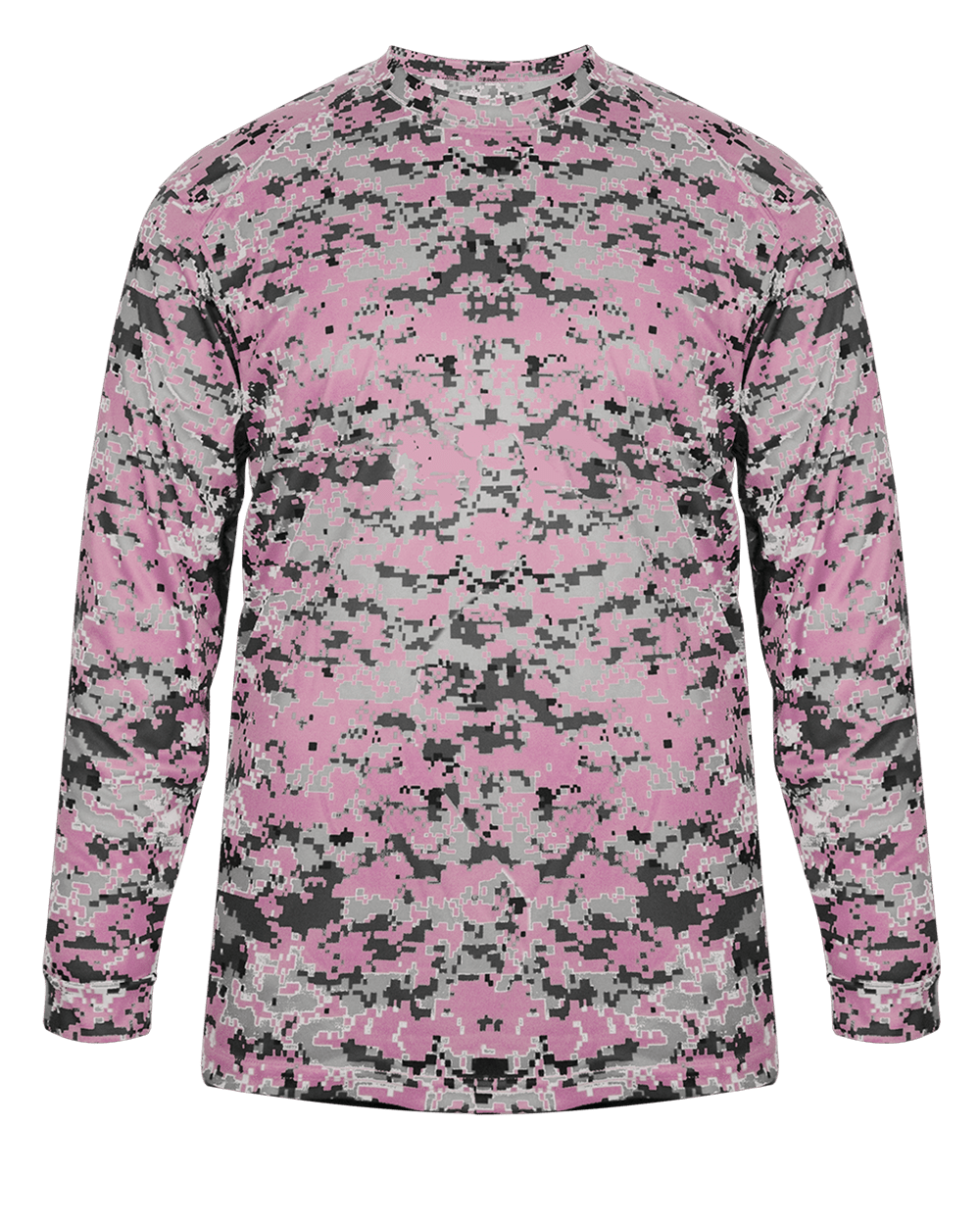 Badger 4184 Men's Digital Long-Sleeve Tee Mens Apparel Shirts & Tops