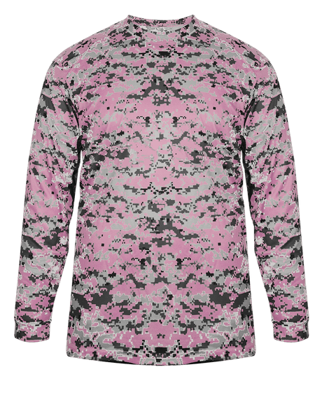 Badger 4184 Men's Digital Long-Sleeve Tee Mens Apparel Shirts & Tops