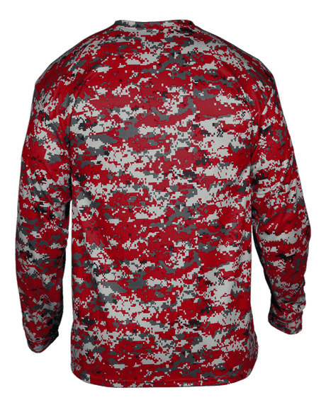 Badger 4184 Men's Digital Long-Sleeve Tee Mens Apparel Shirts & Tops