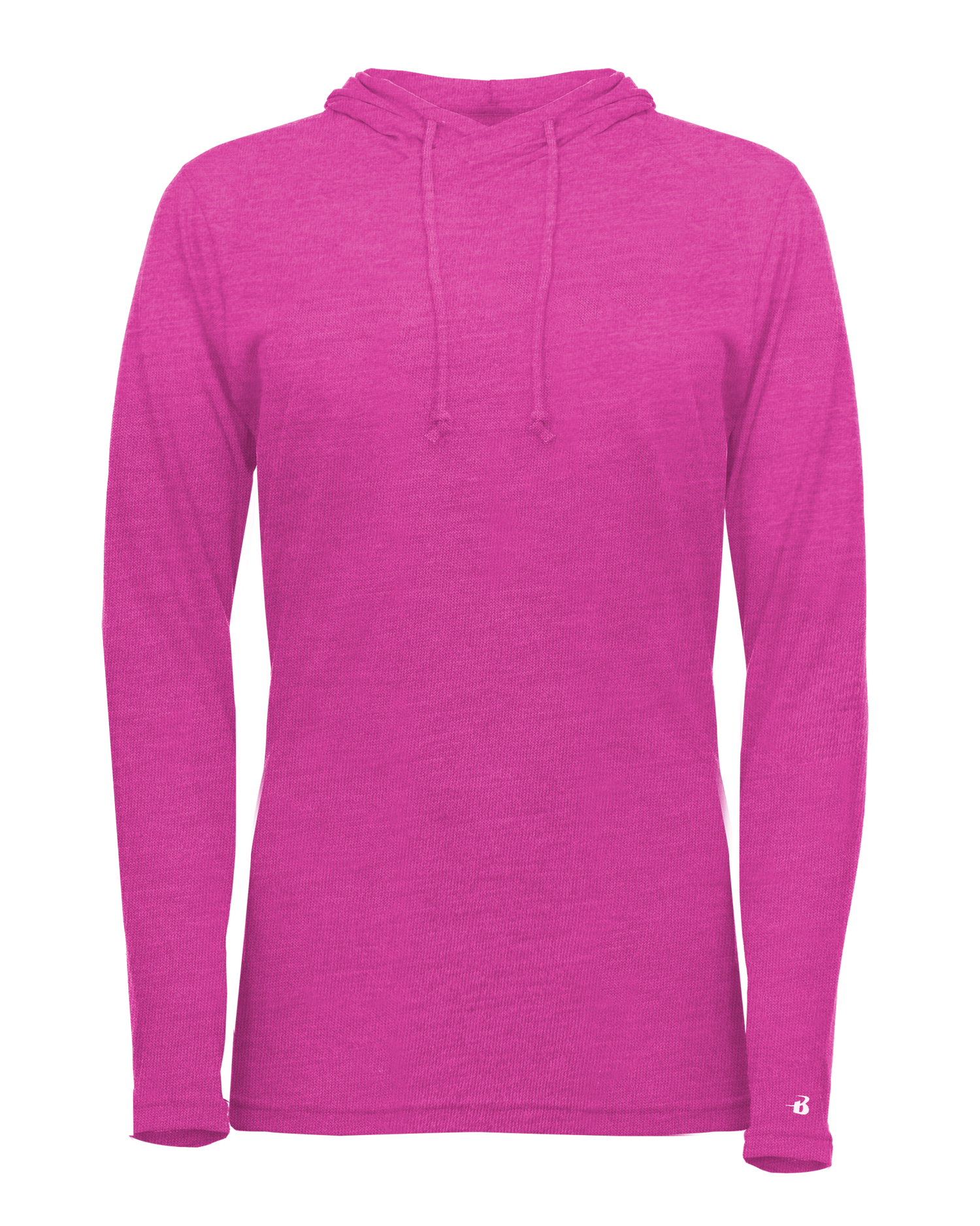 Badger Women's Tri-Blend Surplice Hooded Tee Badger
