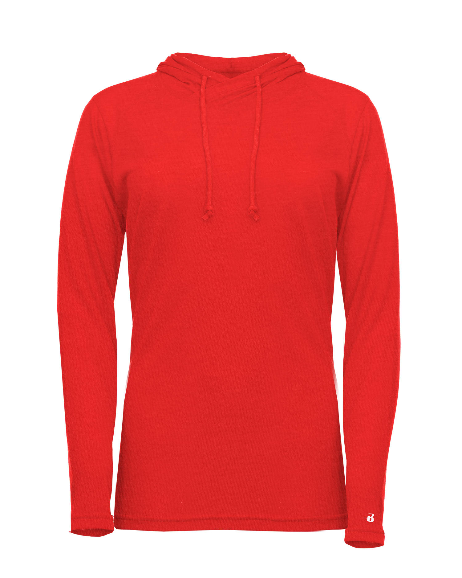 Badger Women's Tri-Blend Surplice Hooded Tee Badger