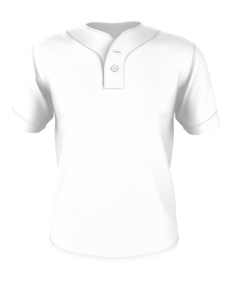 Alleson Adult Two Button Mesh Baseball Jersey With Piping Baseball Jerseys Adult