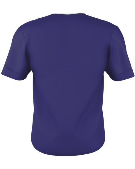 Alleson Adult Two Button Mesh Baseball Jersey With Piping Baseball Jerseys Adult