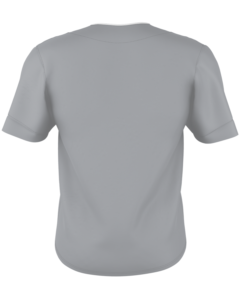 Alleson Adult Two Button Mesh Baseball Jersey With Piping Baseball Jerseys Adult