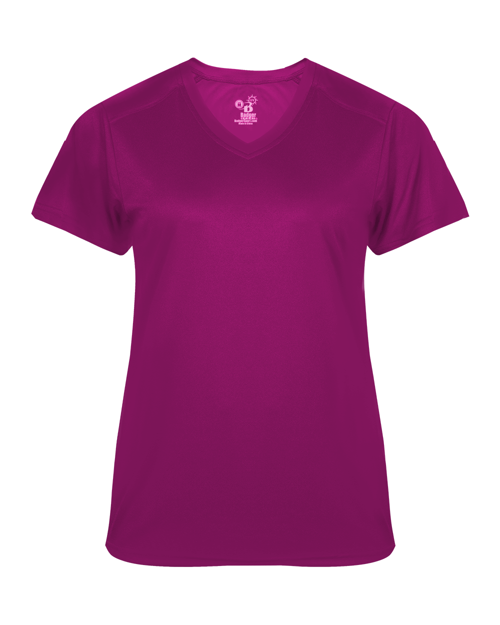 Badger Women's Ultimate Softlock V Neck Tee Womens Apparel Shirts & Tops