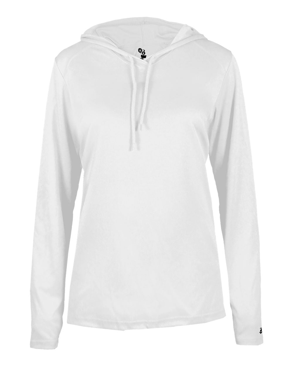 Badger 4165 Women's B-Core Long-Sleeve Hooded Tee Womens Apparel Shirts & Tops