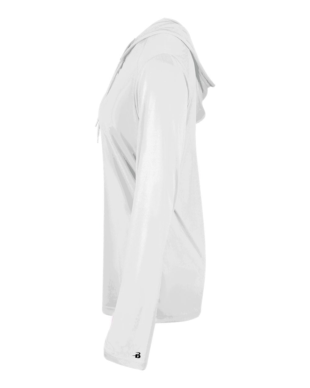 Badger 4165 Women's B-Core Long-Sleeve Hooded Tee Womens Apparel Shirts & Tops