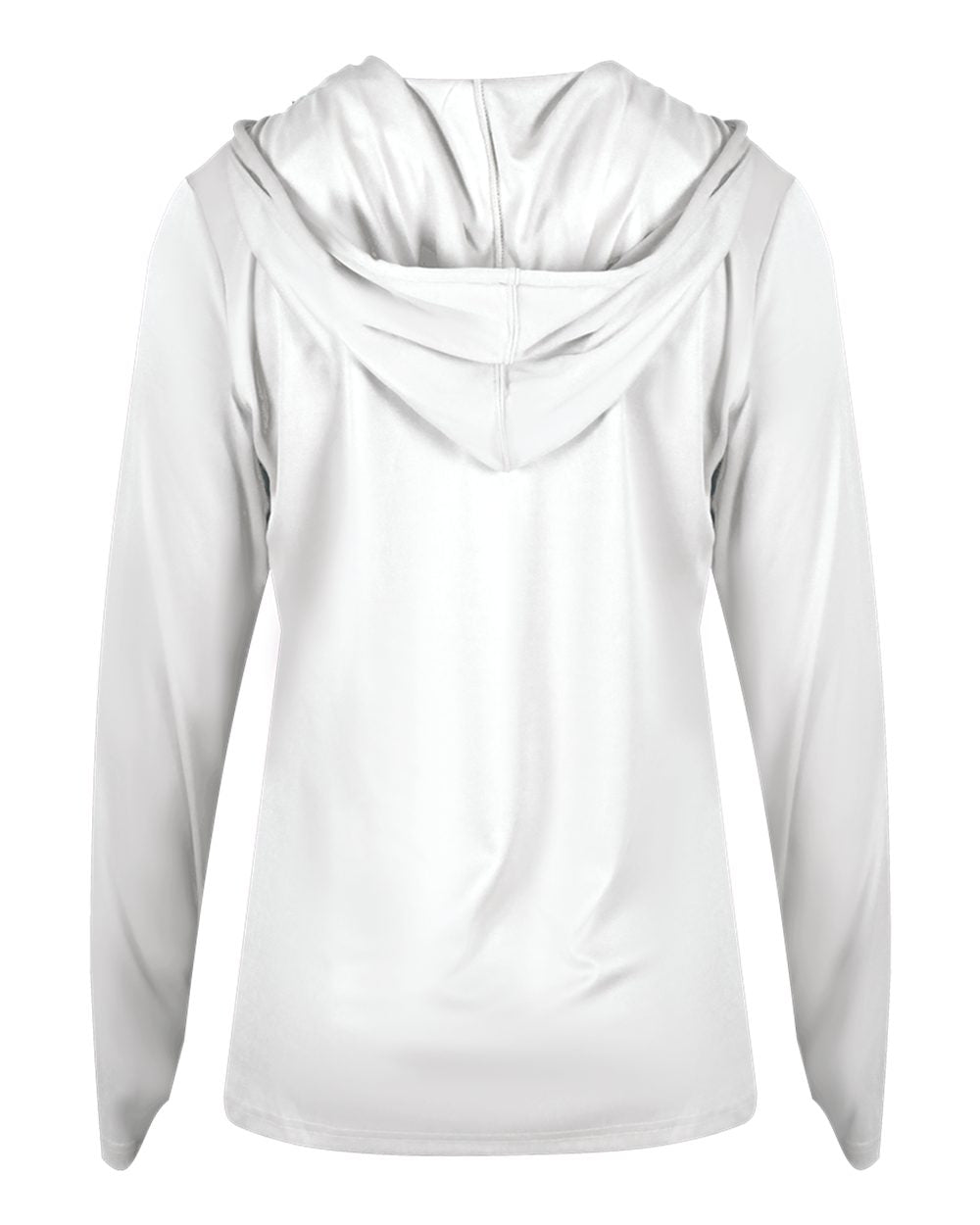 Badger 4165 Women's B-Core Long-Sleeve Hooded Tee Womens Apparel Shirts & Tops