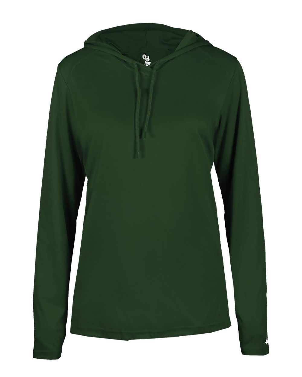 Badger 4165 Women's B-Core Long-Sleeve Hooded Tee Womens Apparel Shirts & Tops
