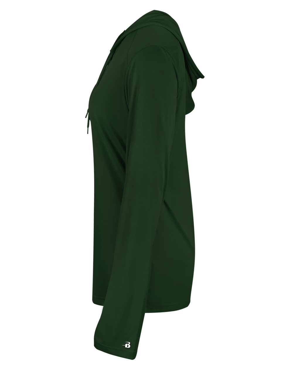 Badger 4165 Women's B-Core Long-Sleeve Hooded Tee Womens Apparel Shirts & Tops