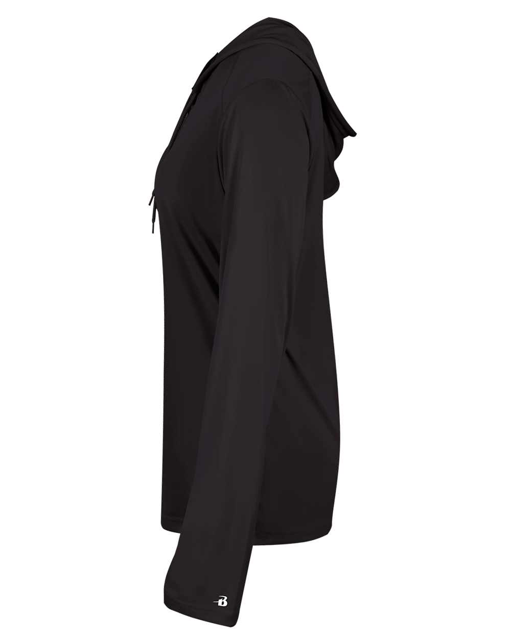 Badger 4165 Women's B-Core Long-Sleeve Hooded Tee Womens Apparel Shirts & Tops