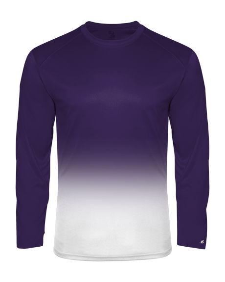 Badger Men's 4204 Ombre Long Sleeve T-Shirt Mens Apparel Shirts & Tops