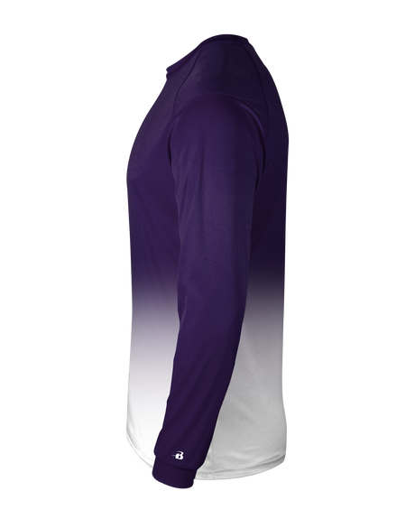 Badger Men's 4204 Ombre Long Sleeve T-Shirt Mens Apparel Shirts & Tops