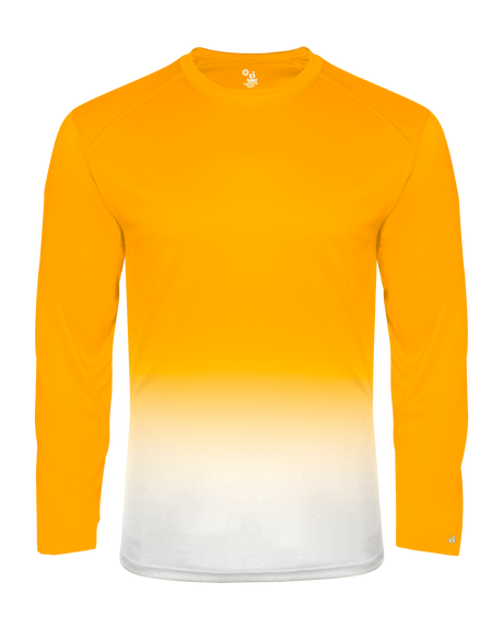 Badger Men's 4204 Ombre Long Sleeve T-Shirt Mens Apparel Shirts & Tops