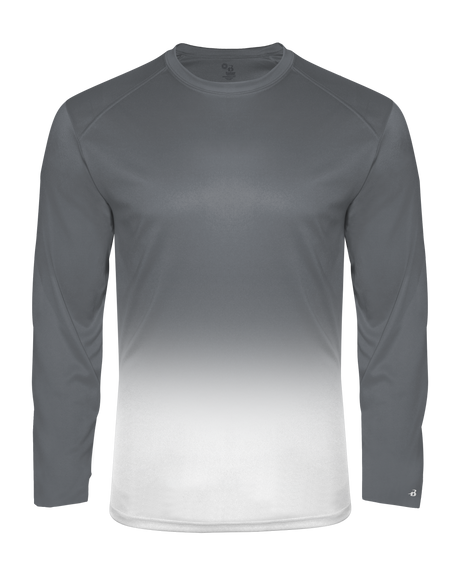 Badger Men's 4204 Ombre Long Sleeve T-Shirt Mens Apparel Shirts & Tops