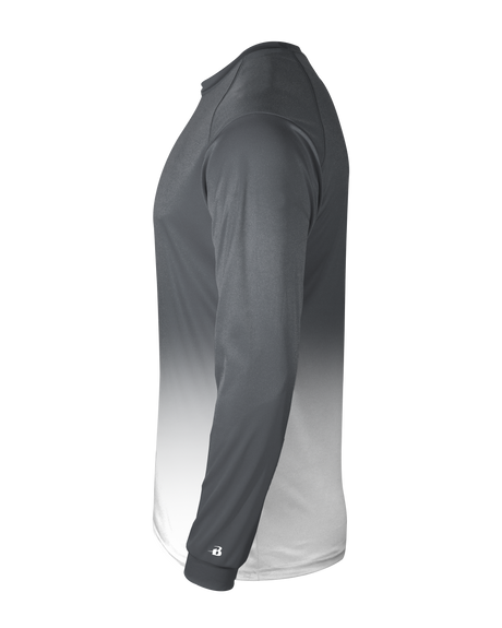 Badger Men's 4204 Ombre Long Sleeve T-Shirt Mens Apparel Shirts & Tops