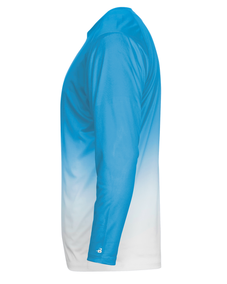 Badger Men's 4204 Ombre Long Sleeve T-Shirt Mens Apparel Shirts & Tops