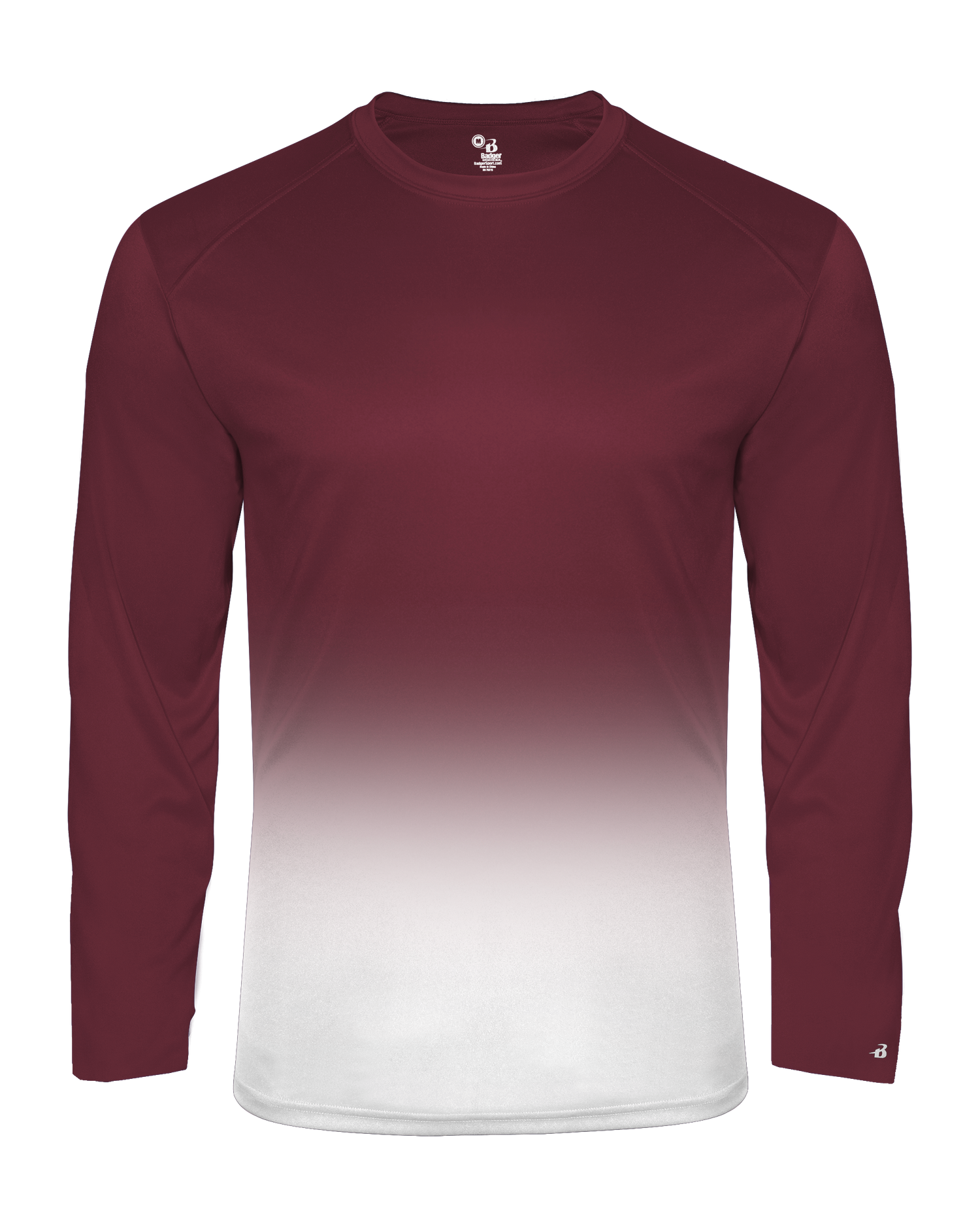 Badger Men's Ombre Long Sleeve T-Shirt Badger