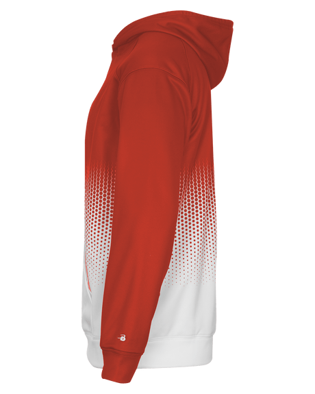 Badger 1404 Men's Hex 2.0 Hooded Sweatshirt Mens Apparel Sweatshirts & Fleece