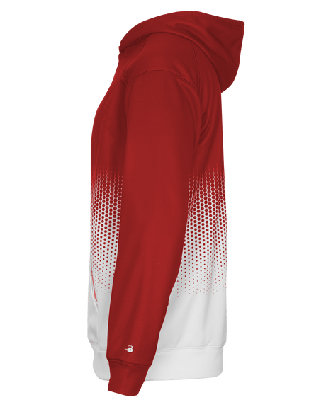 Badger 1404 Men's Hex 2.0 Hooded Sweatshirt Mens Apparel Sweatshirts & Fleece