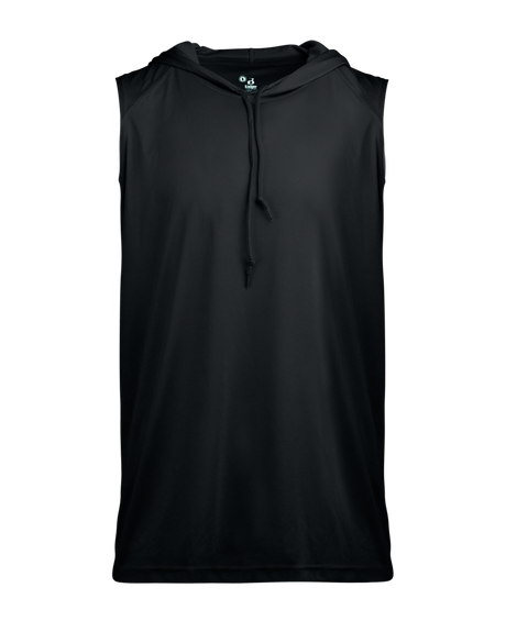 Badger 4108 Men's B-Core Sleeveless Hooded Tee Mens Apparel Shirts & Tops