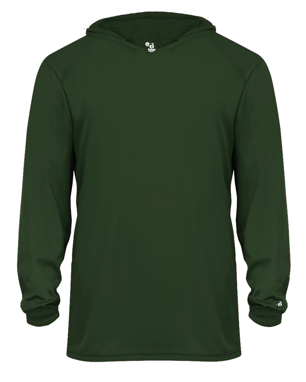 Badger 2105 Youth B-Core Long-Sleeve Hooded Tee Youth Apparel Shirts & Tops