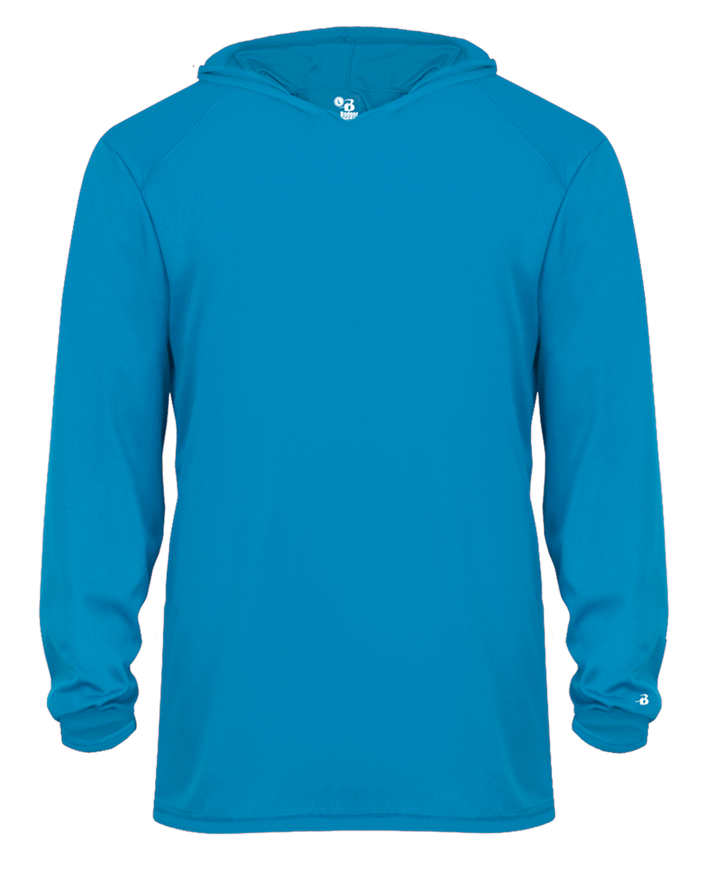 Badger 2105 Youth B-Core Long-Sleeve Hooded Tee Youth Apparel Shirts & Tops