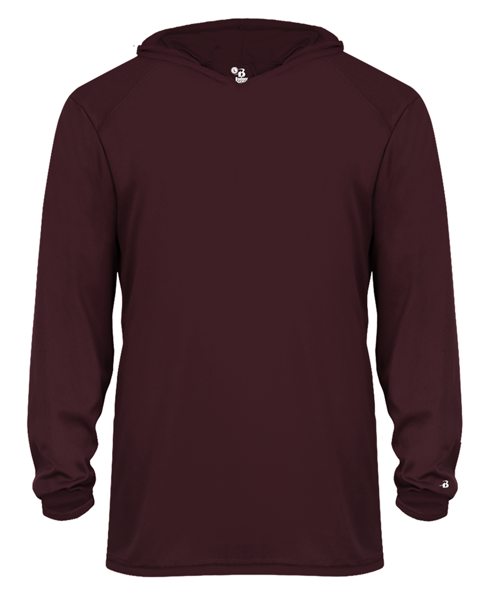 Badger 2105 Youth B-Core Long-Sleeve Hooded Tee Youth Apparel Shirts & Tops