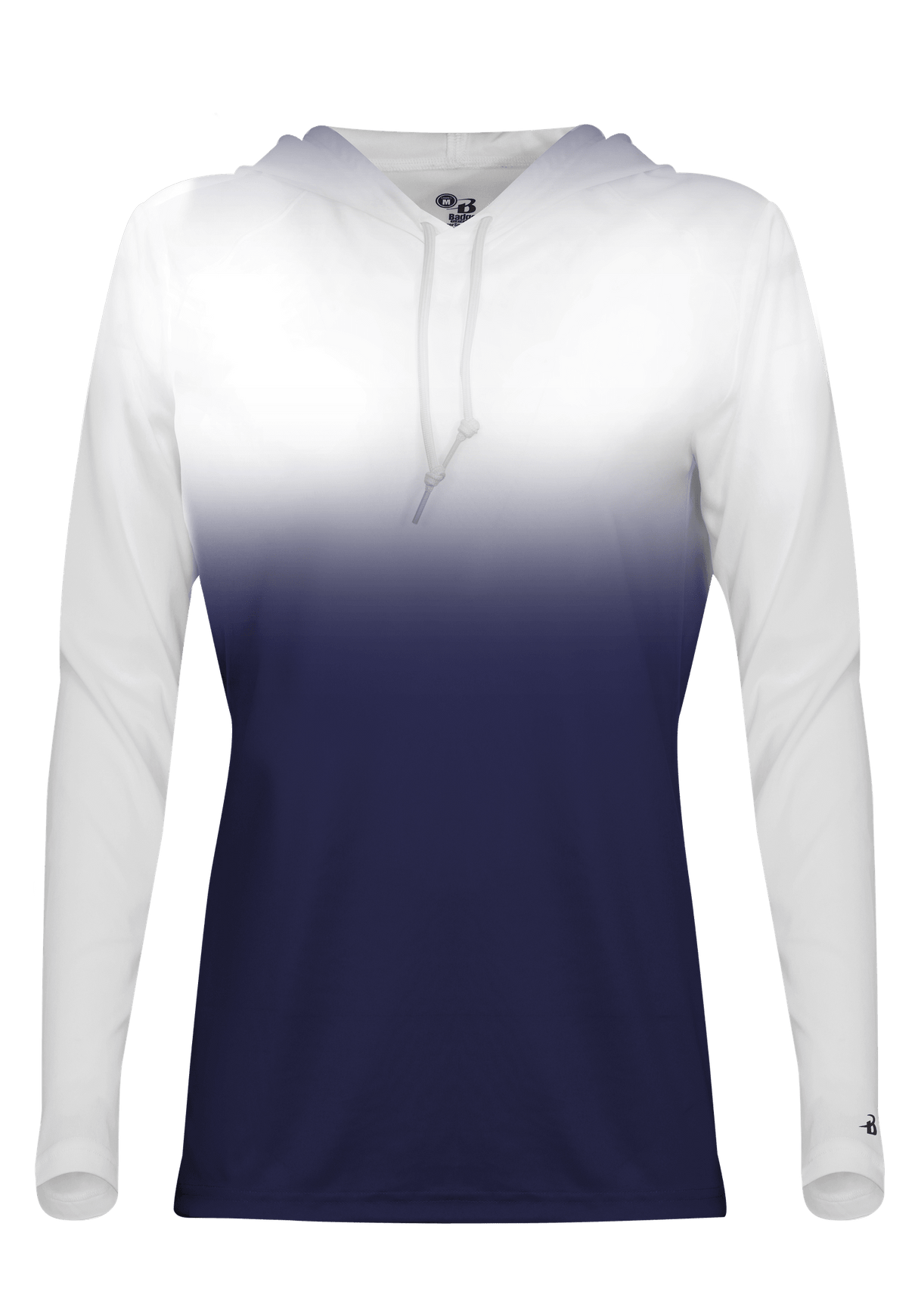 Badger Women's 4208 Ombre Hooded Tee Womens Apparel Shirts & Tops